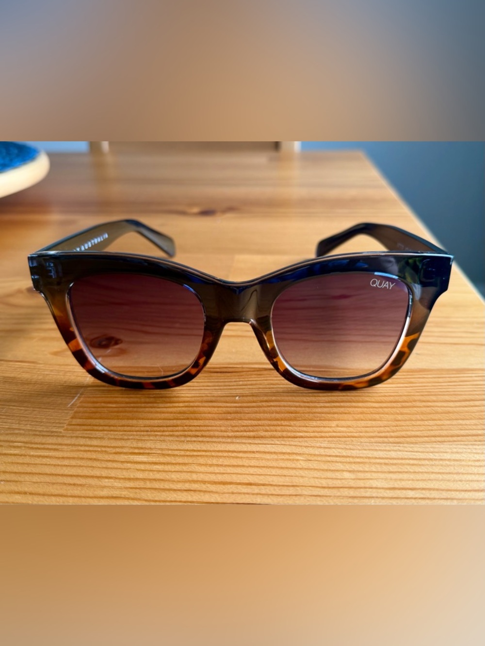 Quay After Hours 125 Black Calico Tortoise Sunglasses